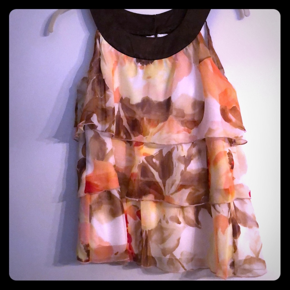 AB Studio Adorable 3 Tiered Ruffle Blouse